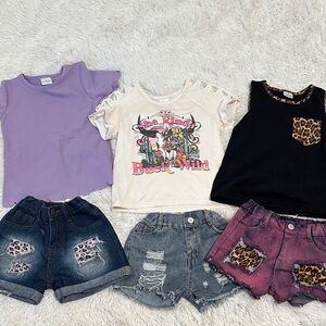 🦆 Sparkle in Pink Bundle of 3 Outfits Size 5T